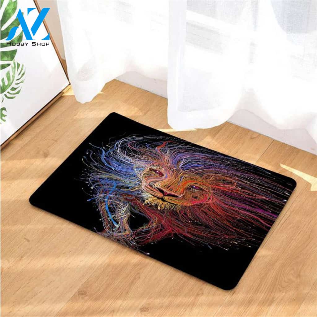 lion kiko fashion colorful doormats