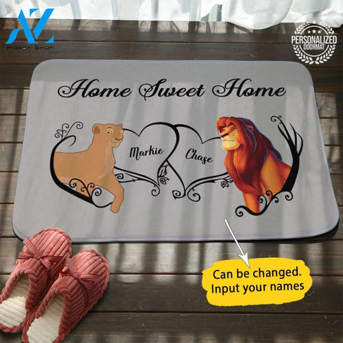 Lion King Personalized Doormat