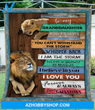 Personalized Lion To My Granddaughter Fleece Blanket From Grandma I Love You Forever And Always Great Customized Blanket Gifts For Birthday Christmas Thanksgiving