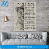 Lion To My Son Canvas Print Wall Art - Matte Canvas