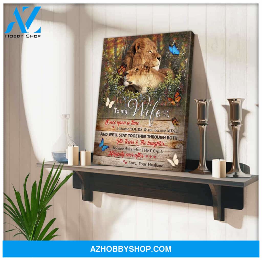 Lion To My Wife Canvas Wall Art Decor