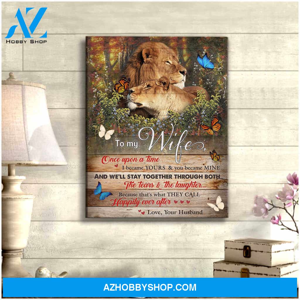 Lion To My Wife Canvas Wall Art Decor