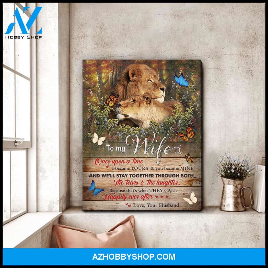 Lion To My Wife Canvas Wall Art Decor