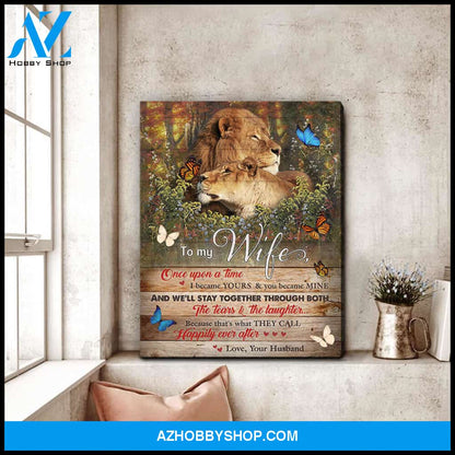 Lion To My Wife Canvas Wall Art Decor
