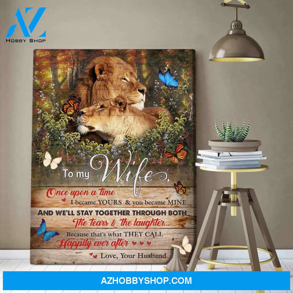 Lion To My Wife Canvas Wall Art Decor