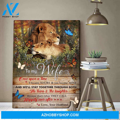Lion To My Wife Canvas Wall Art Decor
