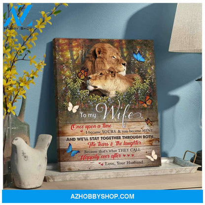 Lion To My Wife Canvas Wall Art Decor