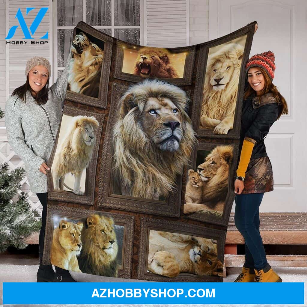Lions 3D Fleece Blanket