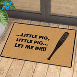 Little Pig Let Me In Doormat | Welcome Mat | House Warming Gift