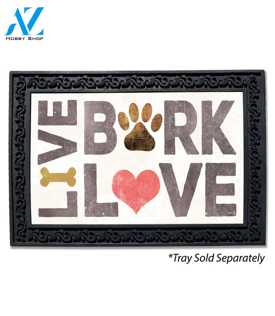 Live Bark Love - Doormat - 18" x 30"