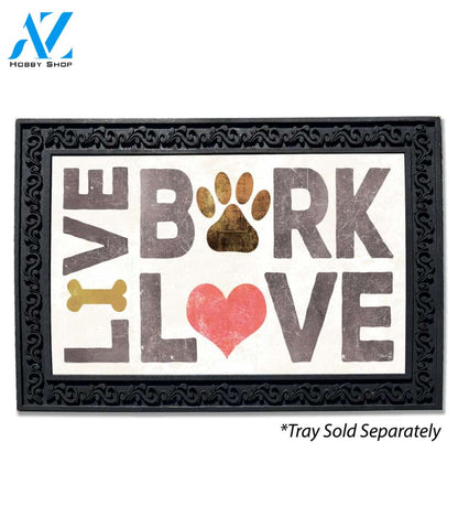 Live Bark Love - Doormat - 18" x 30"