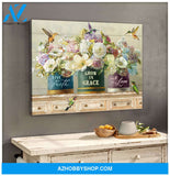 Live by faith 2 Hummingbird Canvas Wall Art Decor