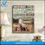 Live It Labrador Retrievers Canvas Wall Art Farmhouse Decor