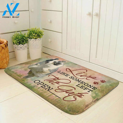 Live Like Someone Left The Gate Open Shetland Sheepdog Doormat | WELCOME MAT | HOUSE WARMING GIFT
