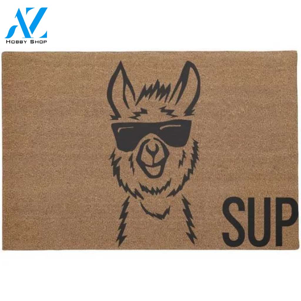 Llama Doormat Sup Doormat 