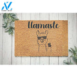 Llama Say Hi Funny Indoor and Outdoor Doormat Warm House Gift Welcome Mat Gift for Friend Family