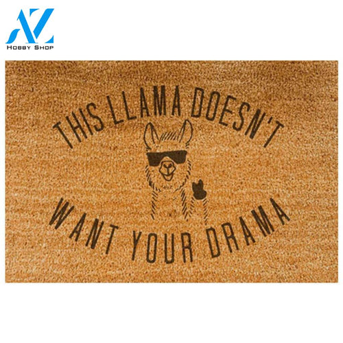 Llama Welcome Mat Llama Home Decor Funny Doormat 
