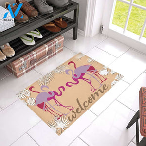 LN 2 flamingo welcome doormat | WELCOME MAT | HOUSE WARMING GIFT