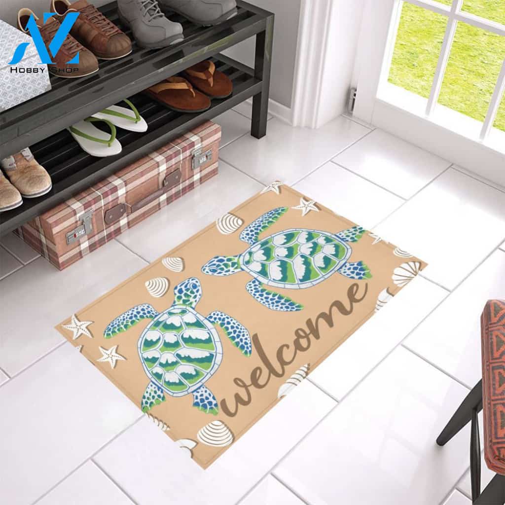 ln 2 turtle welcome doormat | WELCOME MAT | HOUSE WARMING GIFT
