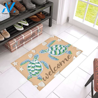 ln 2 turtle welcome doormat | WELCOME MAT | HOUSE WARMING GIFT