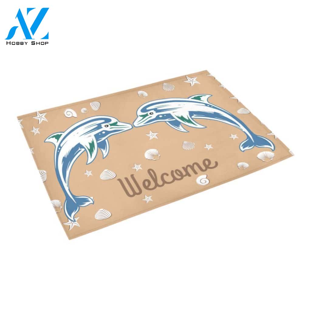 ln dolphin welcome doormat | WELCOME MAT | HOUSE WARMING GIFT