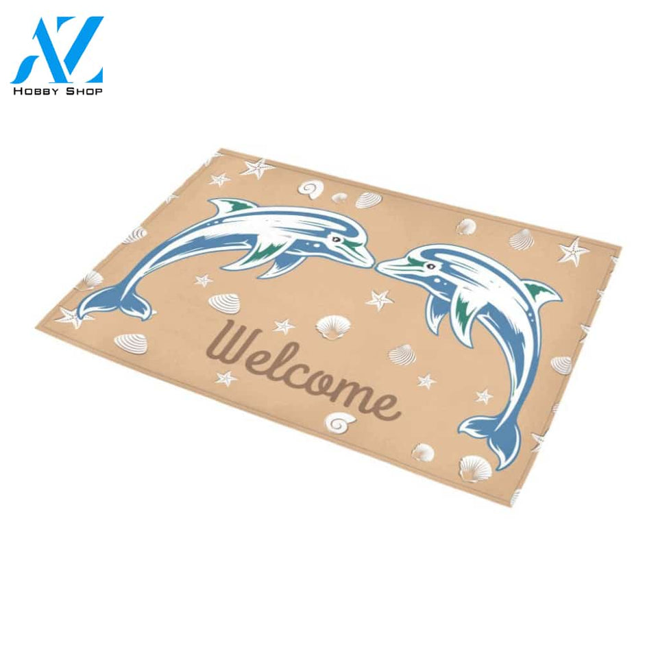 ln dolphin welcome doormat | WELCOME MAT | HOUSE WARMING GIFT