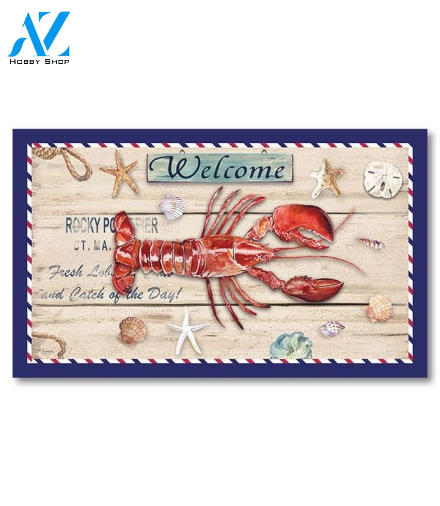 Lobster Doormat - 18" x 30"