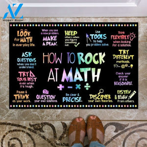 Look For Math In Everyday Life Indoor And Outdoor Doormat Welcome Mat Housewarming Gift Home Decor Funny Doormat Gift For Math Lovers