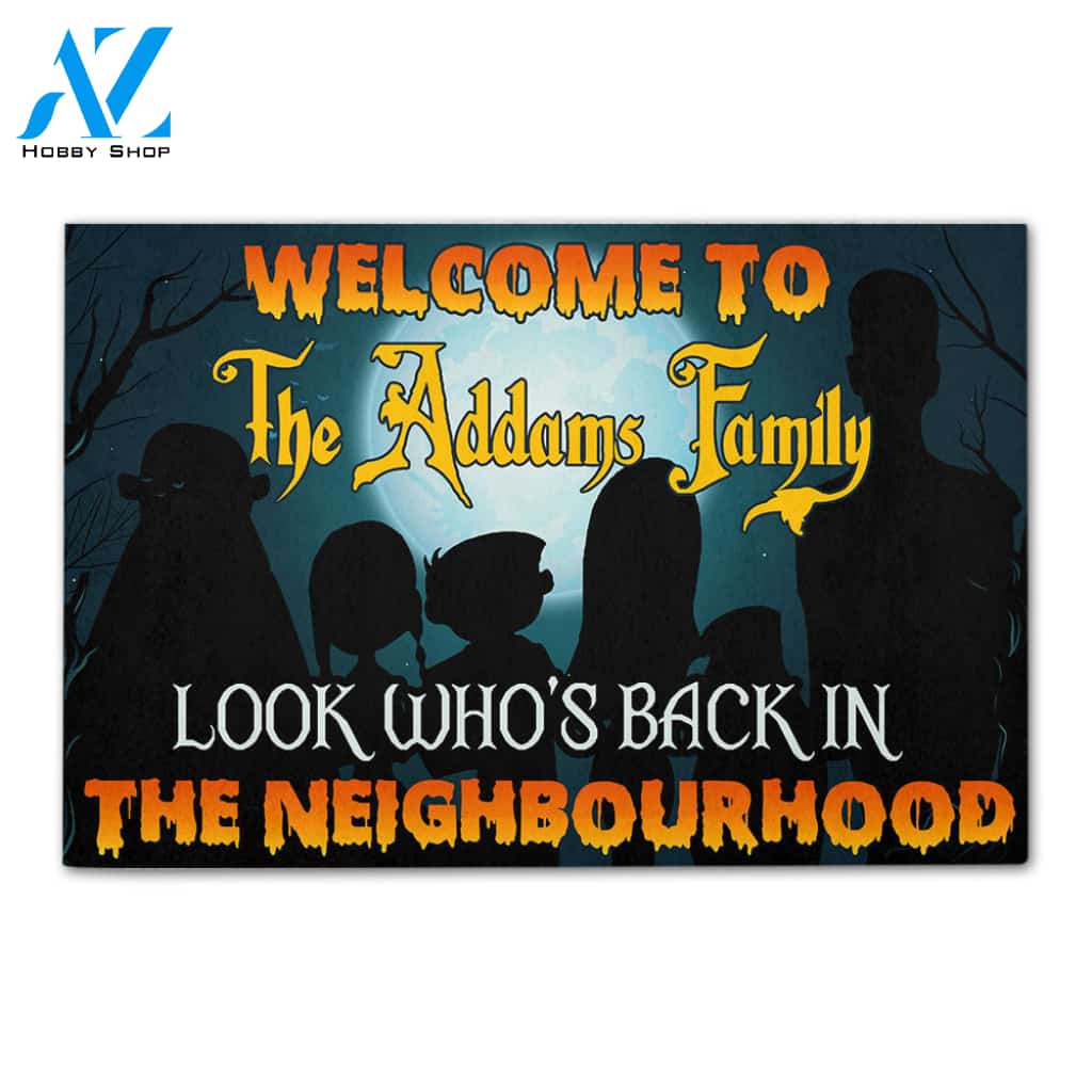 Personalized Gifts Ideas For Family, Look Who's Back In The Neighbourhood - Custom Doormat
