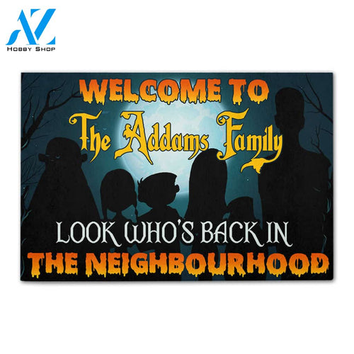 Personalized Gifts Ideas For Family, Look Who's Back In The Neighbourhood - Custom Doormat