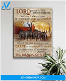 Lord Blessed The Land Farm Angus Cows Canvas Wall Art Decor