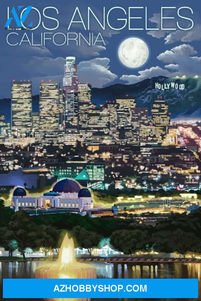Los Angeles California Los Angeles At Night