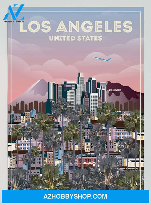 Los Angeles Poster Wall Art Decor