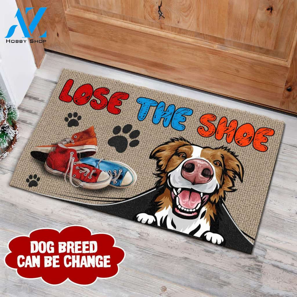 LOST THE SHOE Personalized Dog Doormat Full Printing | Welcome Mat | House Warming Gift
