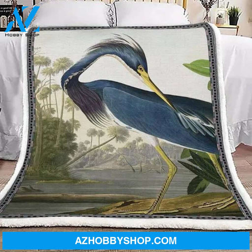 Louisiana Heron Blanket