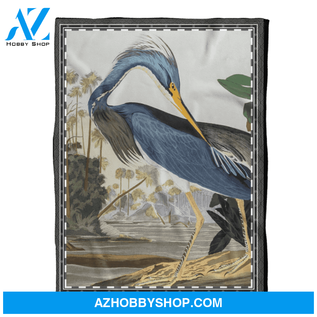 Louisiana Heron Blanket