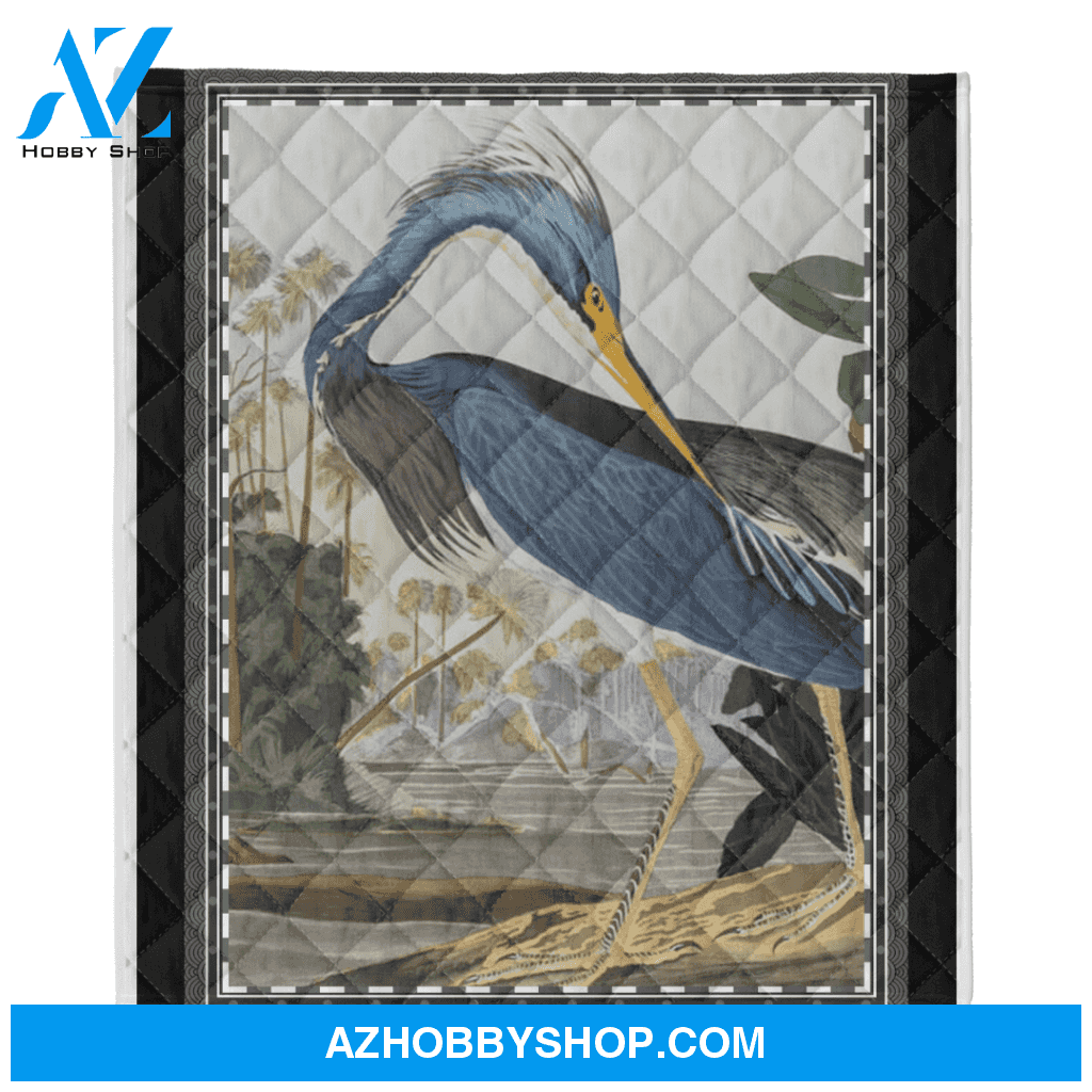 Louisiana Heron Blanket
