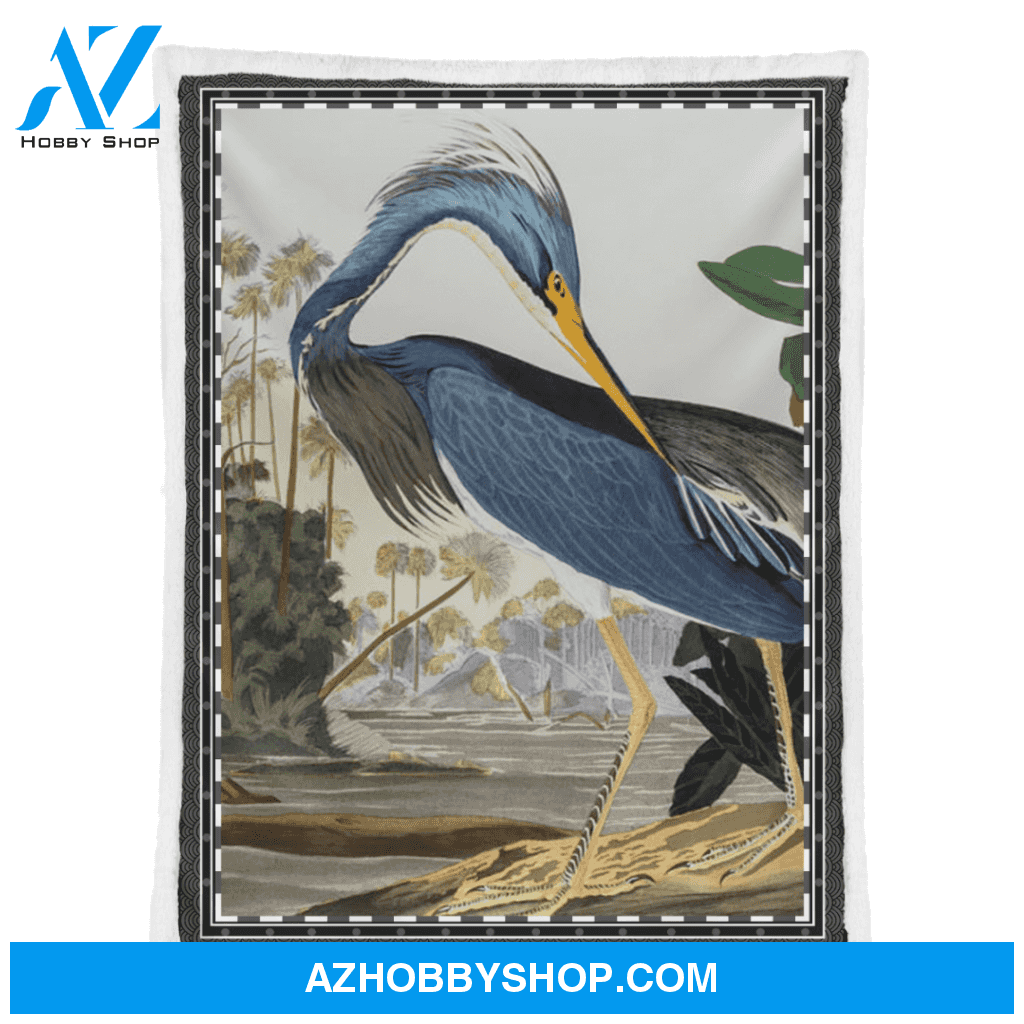 Louisiana Heron Blanket