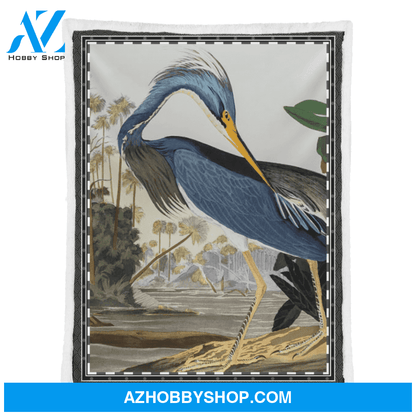 Louisiana Heron Blanket