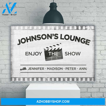 Lounge Names Premium Canvas