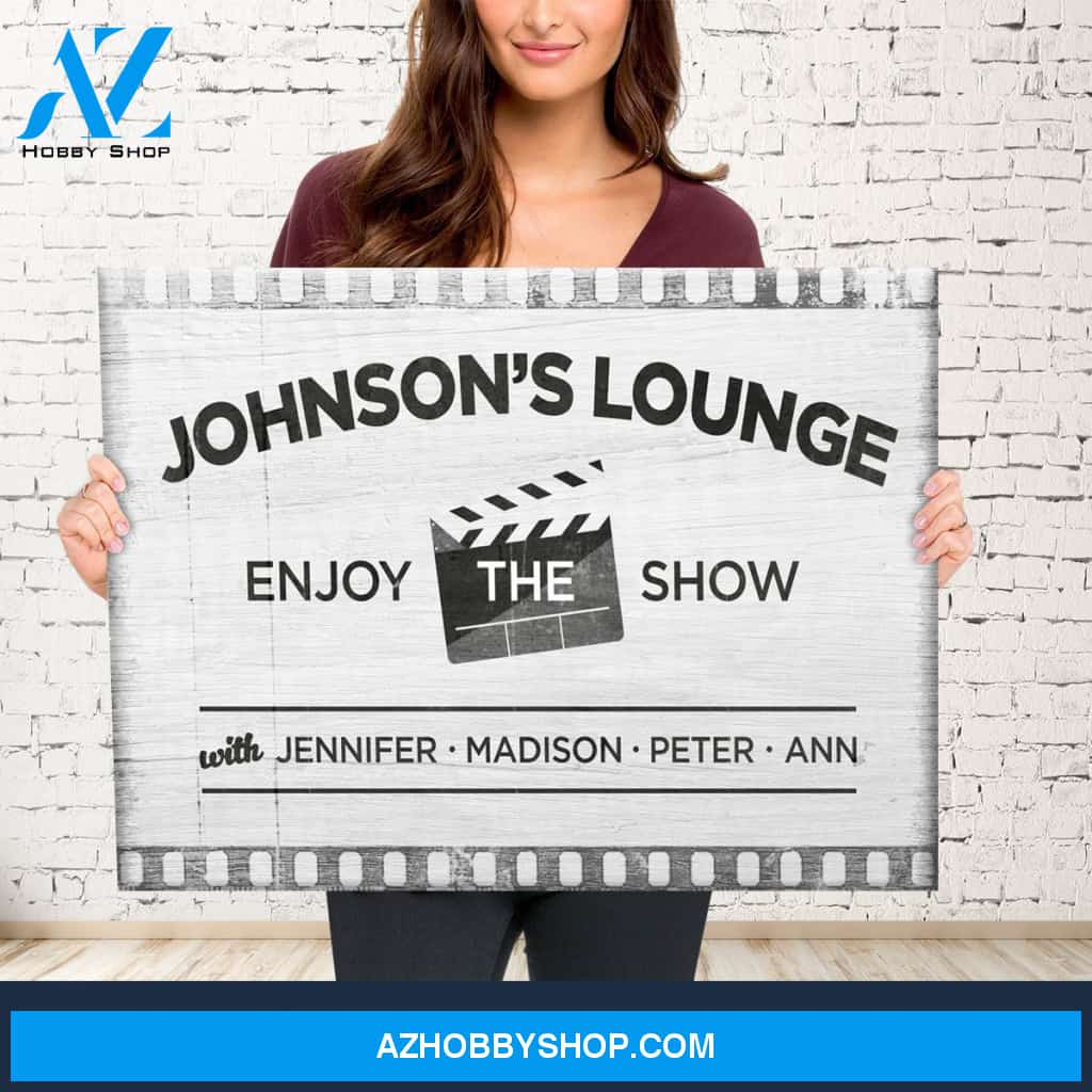 Lounge Names Premium Canvas