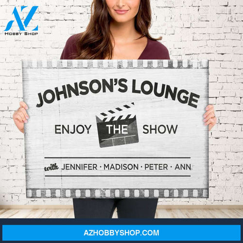Lounge Names Premium Canvas