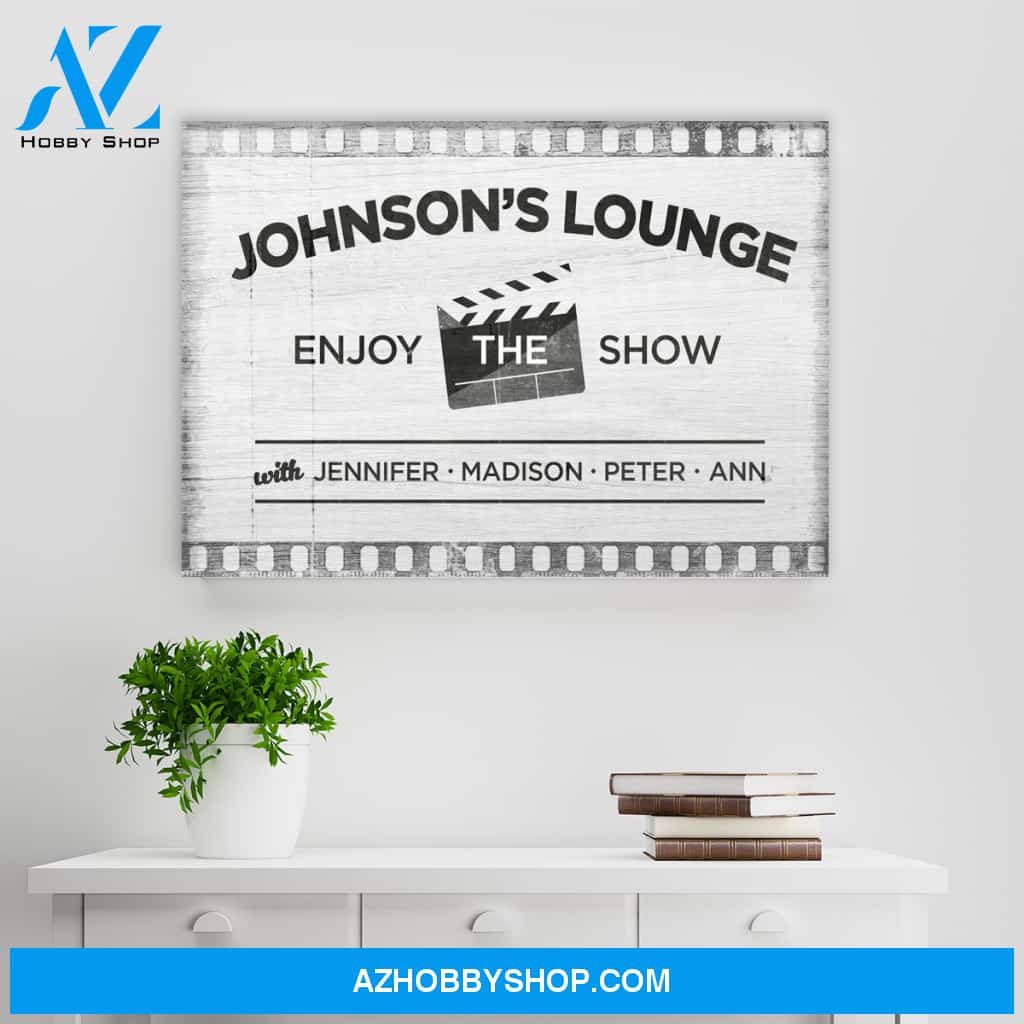 Lounge Names Premium Canvas