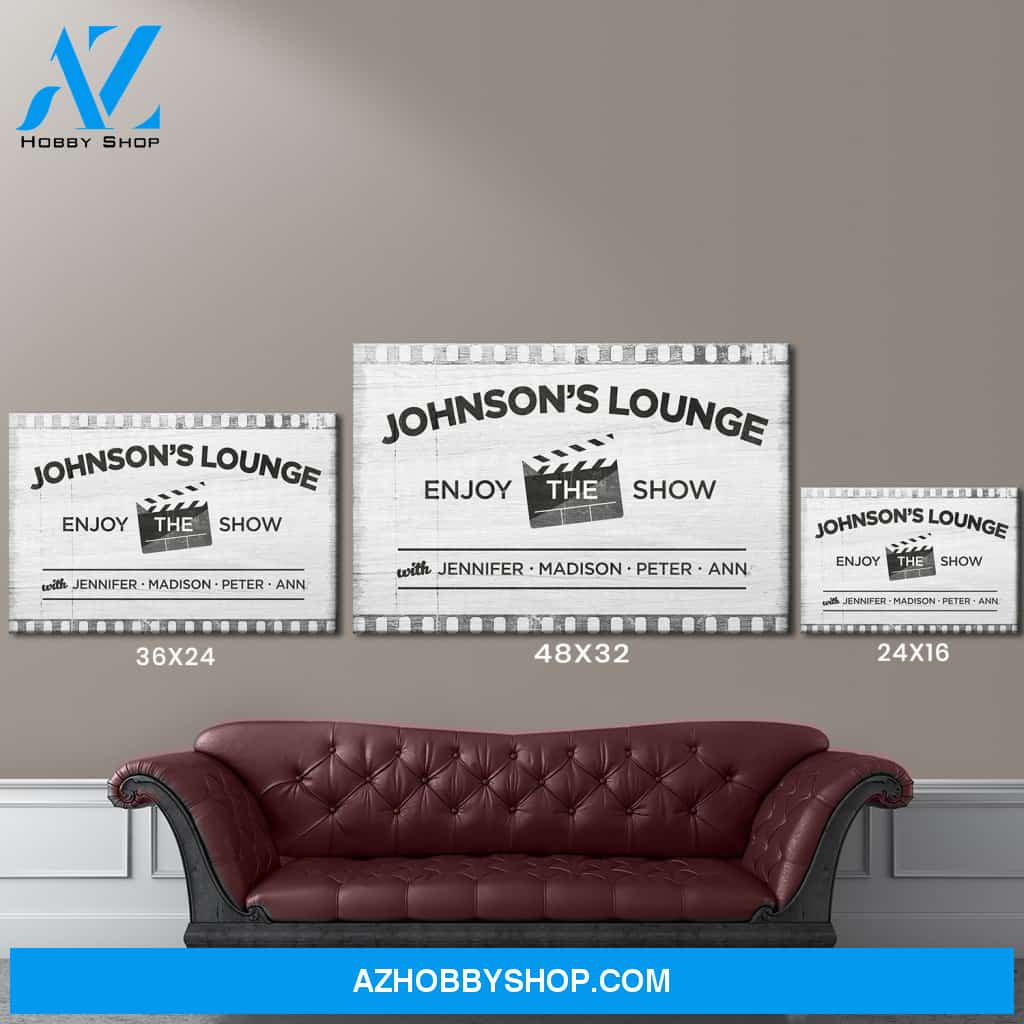 Lounge Names Premium Canvas