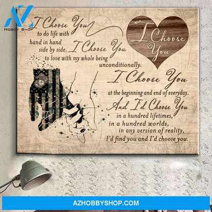 Love A Soldier Couple Canvas Gift For Wife For Husband