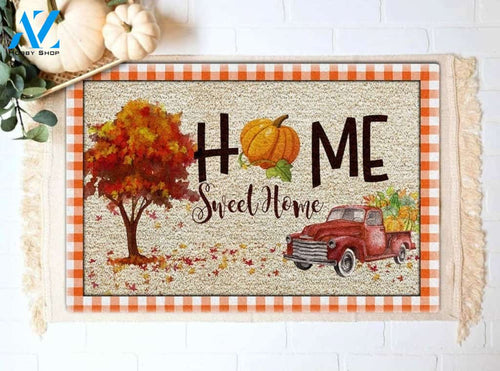 Love Autumn Home Sweet Home Doormat Welcome Mat Housewarming Gift Home Decor Funny Doormat Gift For Friend Happy Autumn Gift Idea