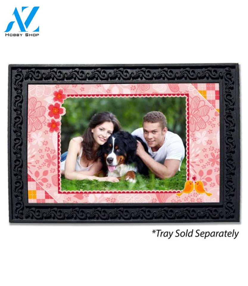 Love Birds Photo Doormat - 18" x 30"