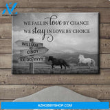 Love By Chance - Personalized Custom Name Canvas