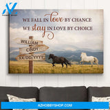 Love By Chance - Personalized Custom Name Canvas