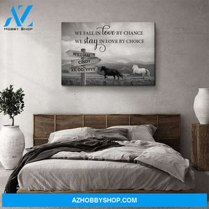 Love By Chance - Personalized Custom Name Canvas